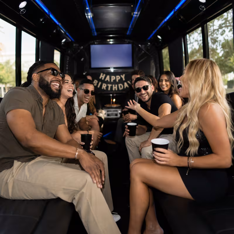Santa Rosa Birthday Transportation fleet vehicle