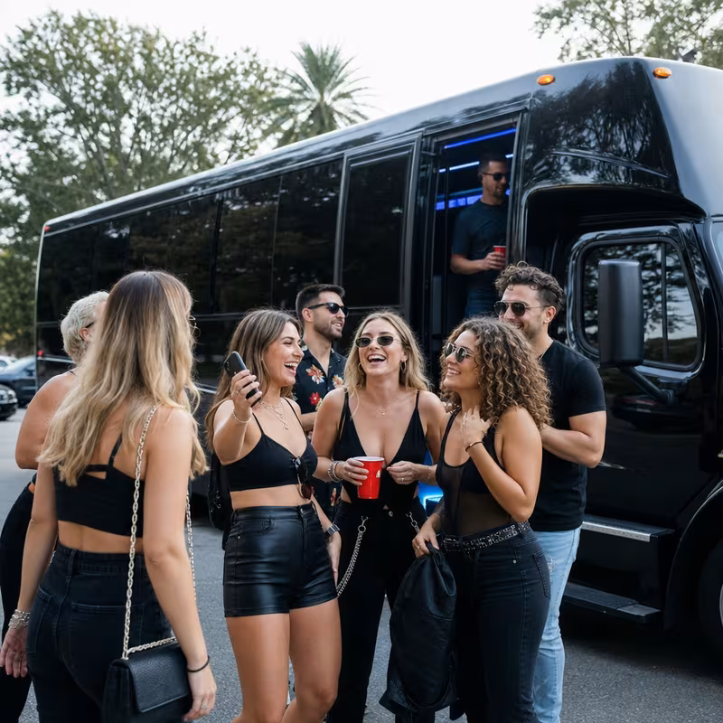 Santa Rosa Concert Transportation fleet vehicle
