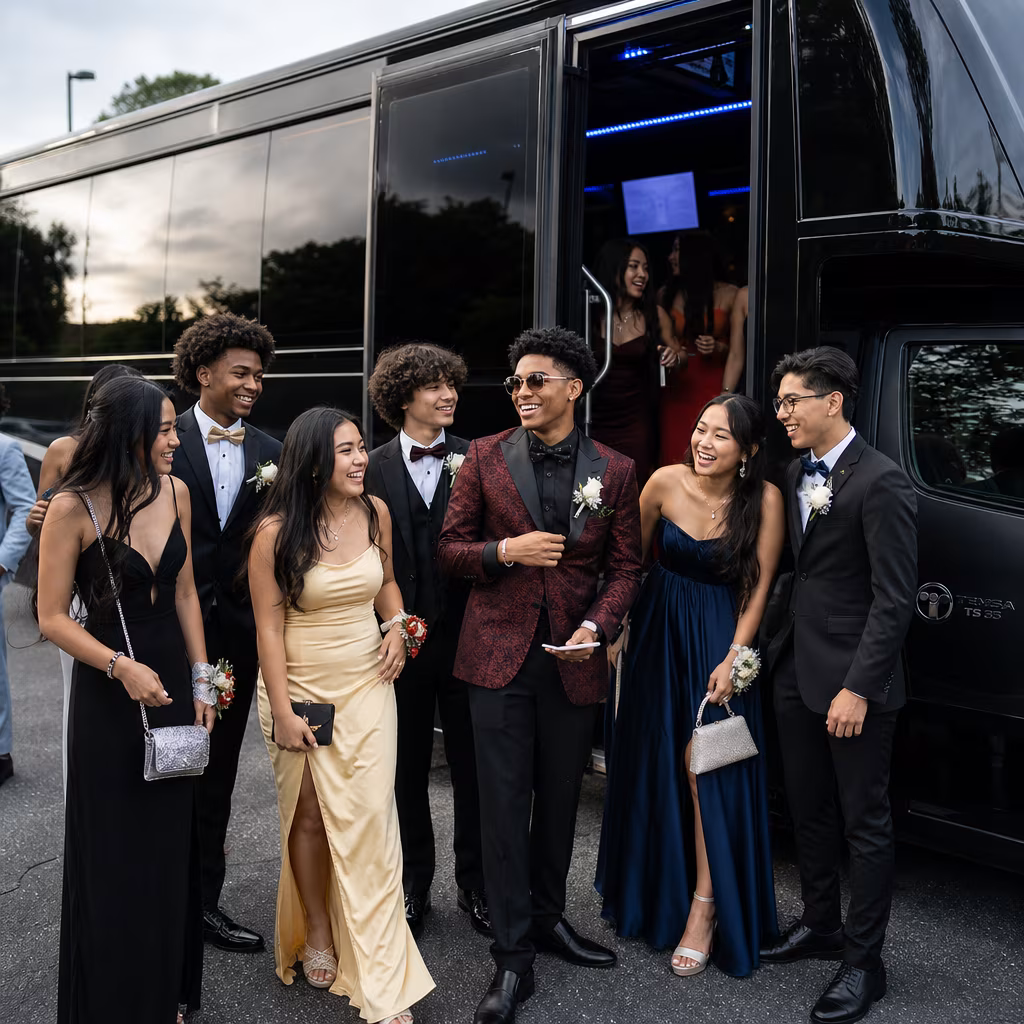 Santa Rosa Prom Party Bus Rental