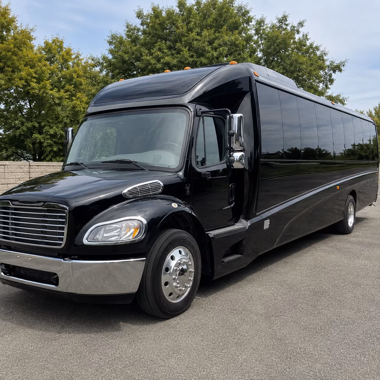 Santa Rosa Corporate Transportation party bus exterior