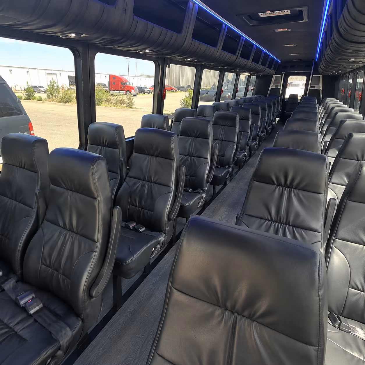 Santa Rosa Corporate Transportation party bus exterior