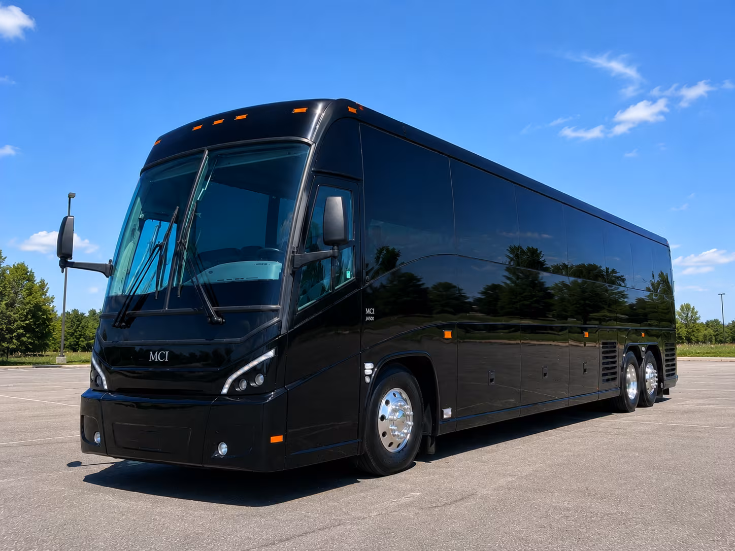 Santa Rosa Corporate Transportation party bus exterior