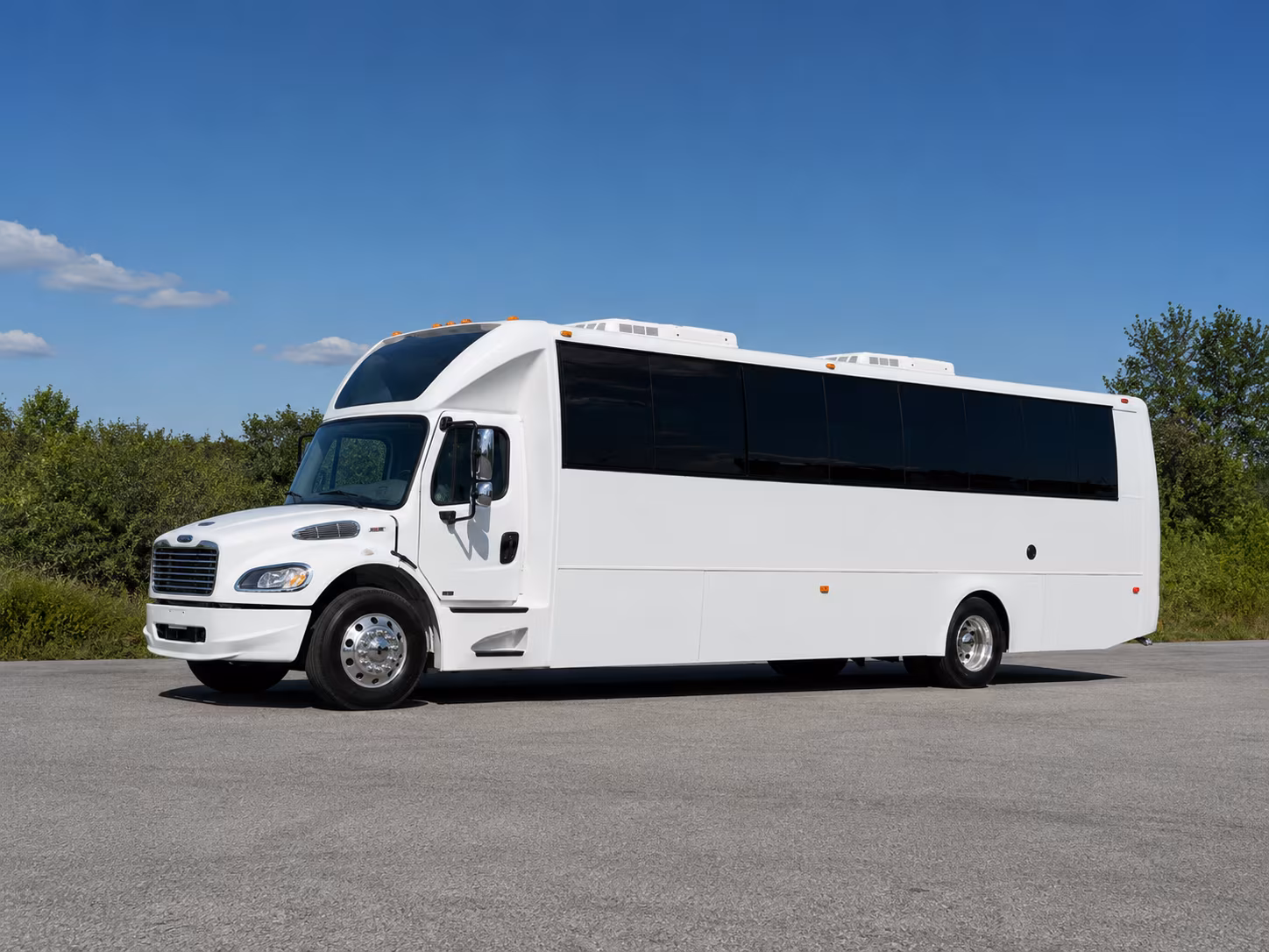 Santa Rosa Private Event Transportation party bus interior