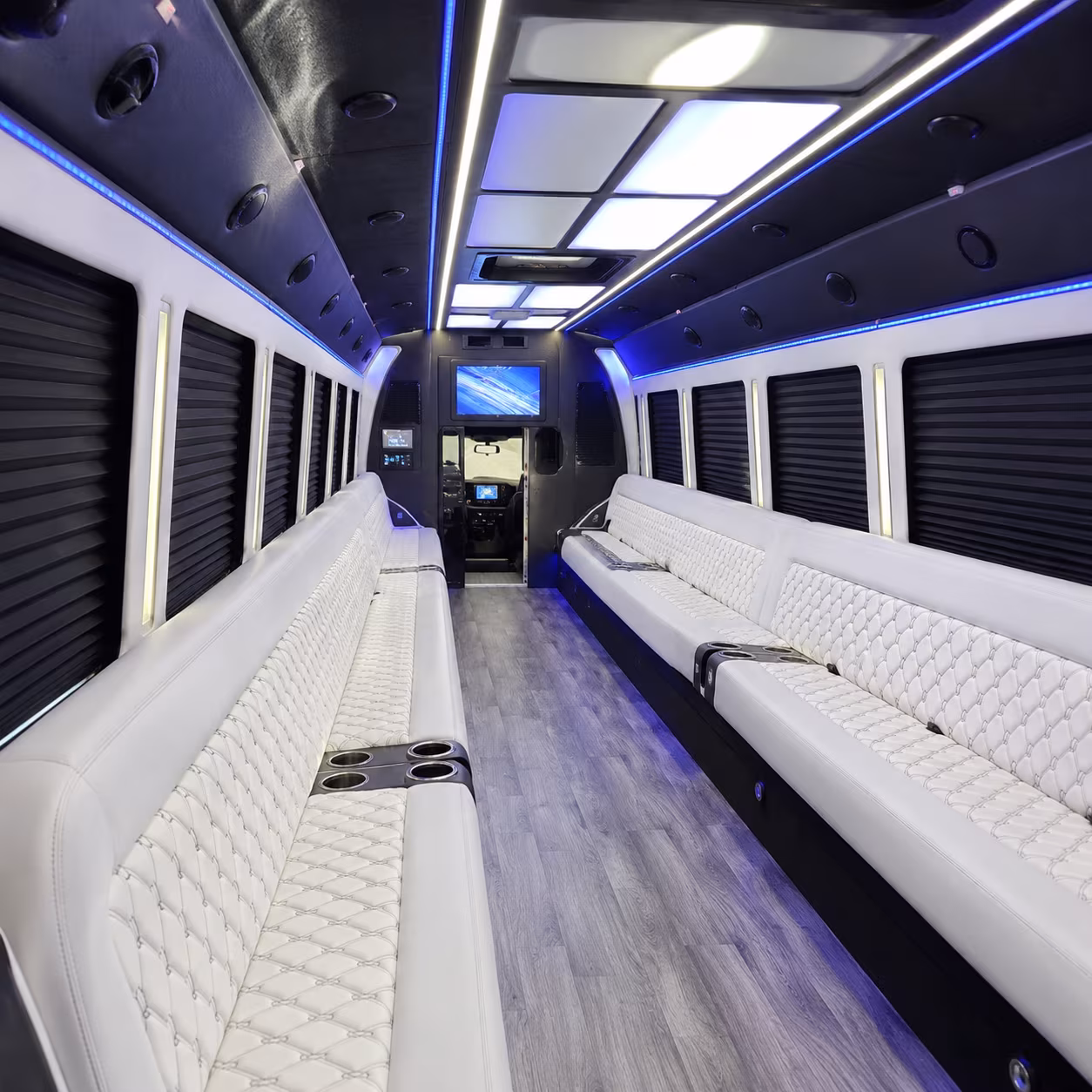 Santa Rosa Prom & Homecoming Transportation party bus exterior