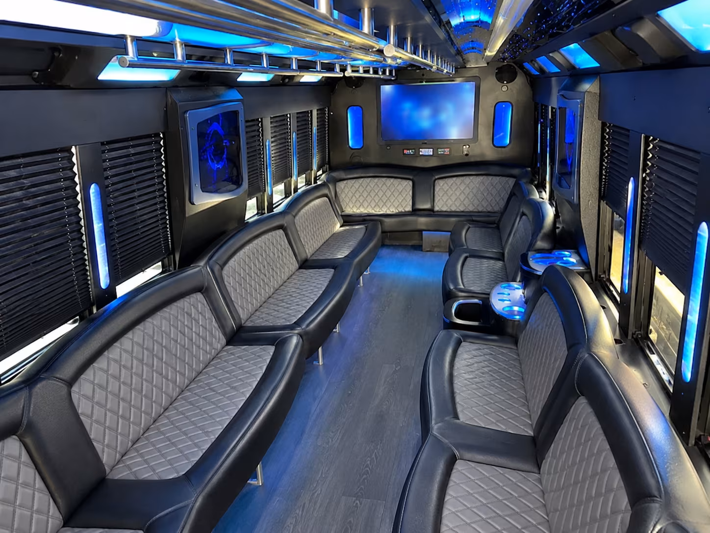 Santa Rosa Prom & Homecoming Transportation party bus exterior