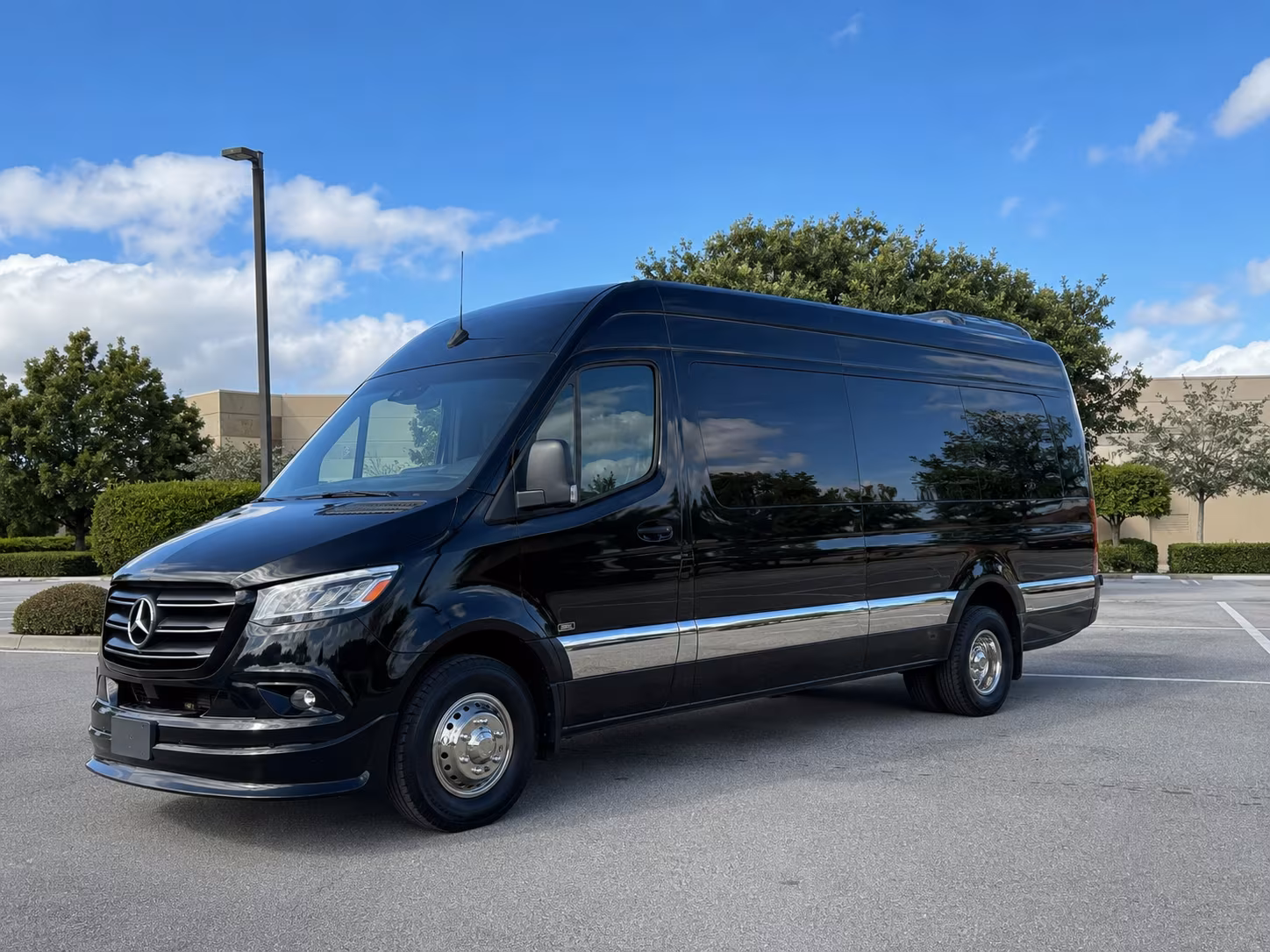 Santa Rosa School Event Transportation party bus exterior