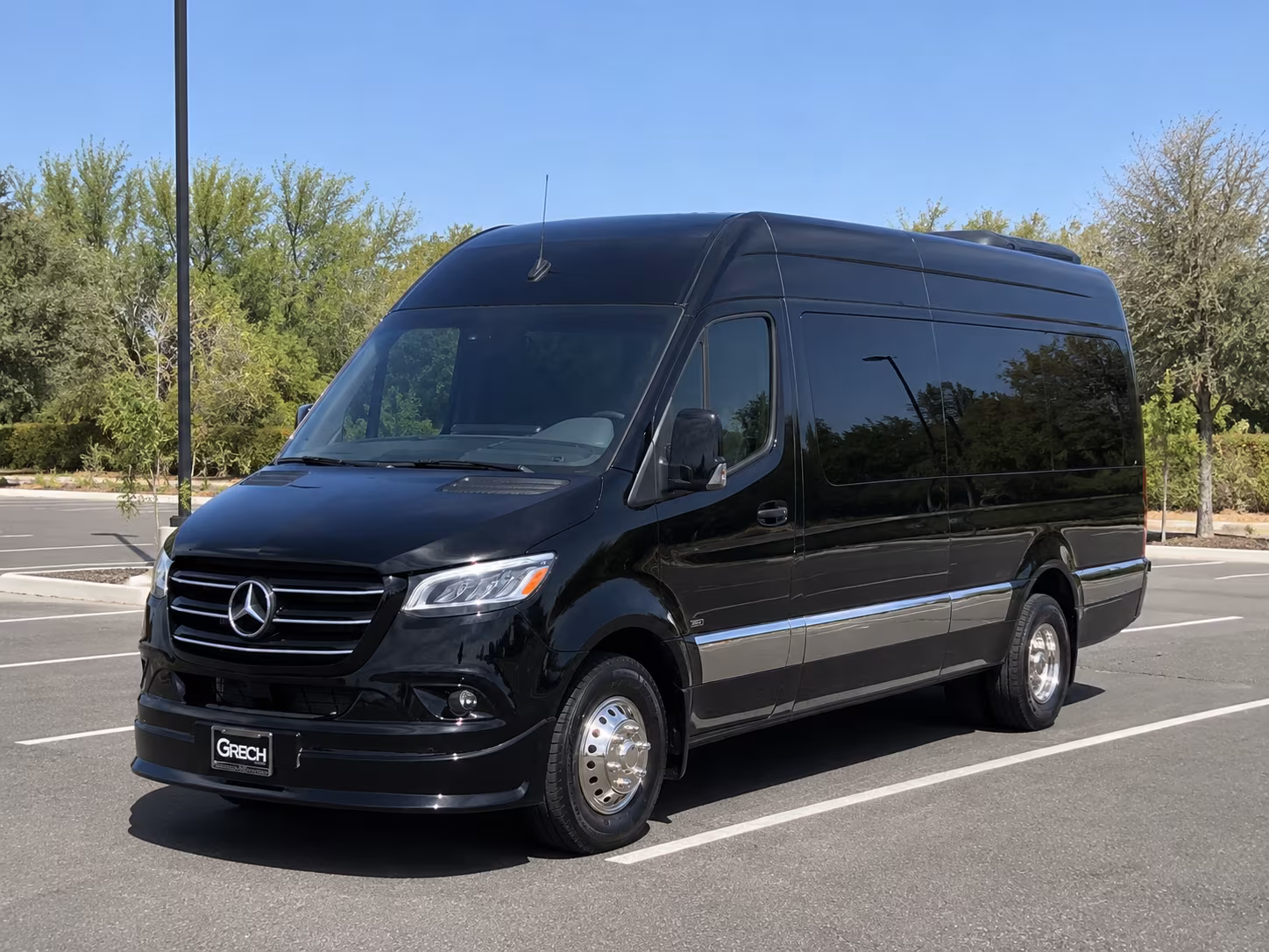 Santa Rosa School Event Transportation party bus exterior