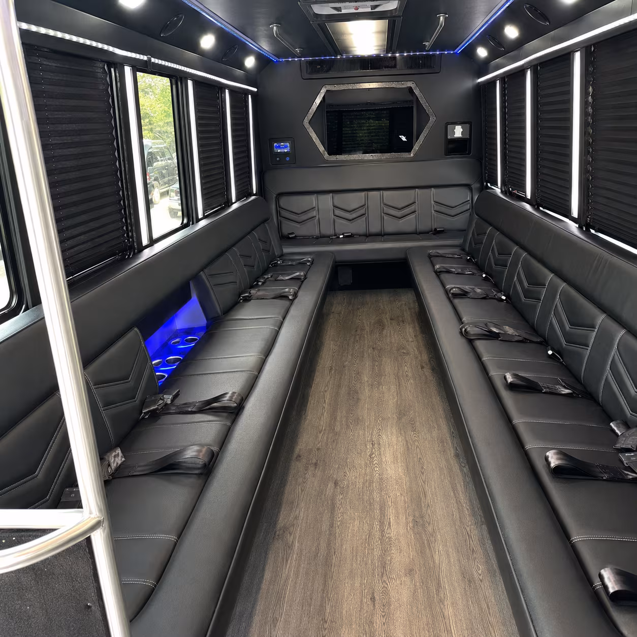 Santa Rosa Sporting Event Transportation onboard seating