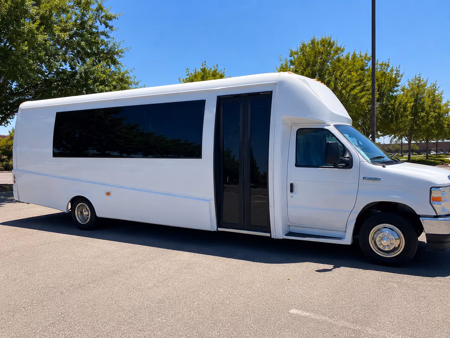 Santa Rosa Wedding Transportation party bus exterior