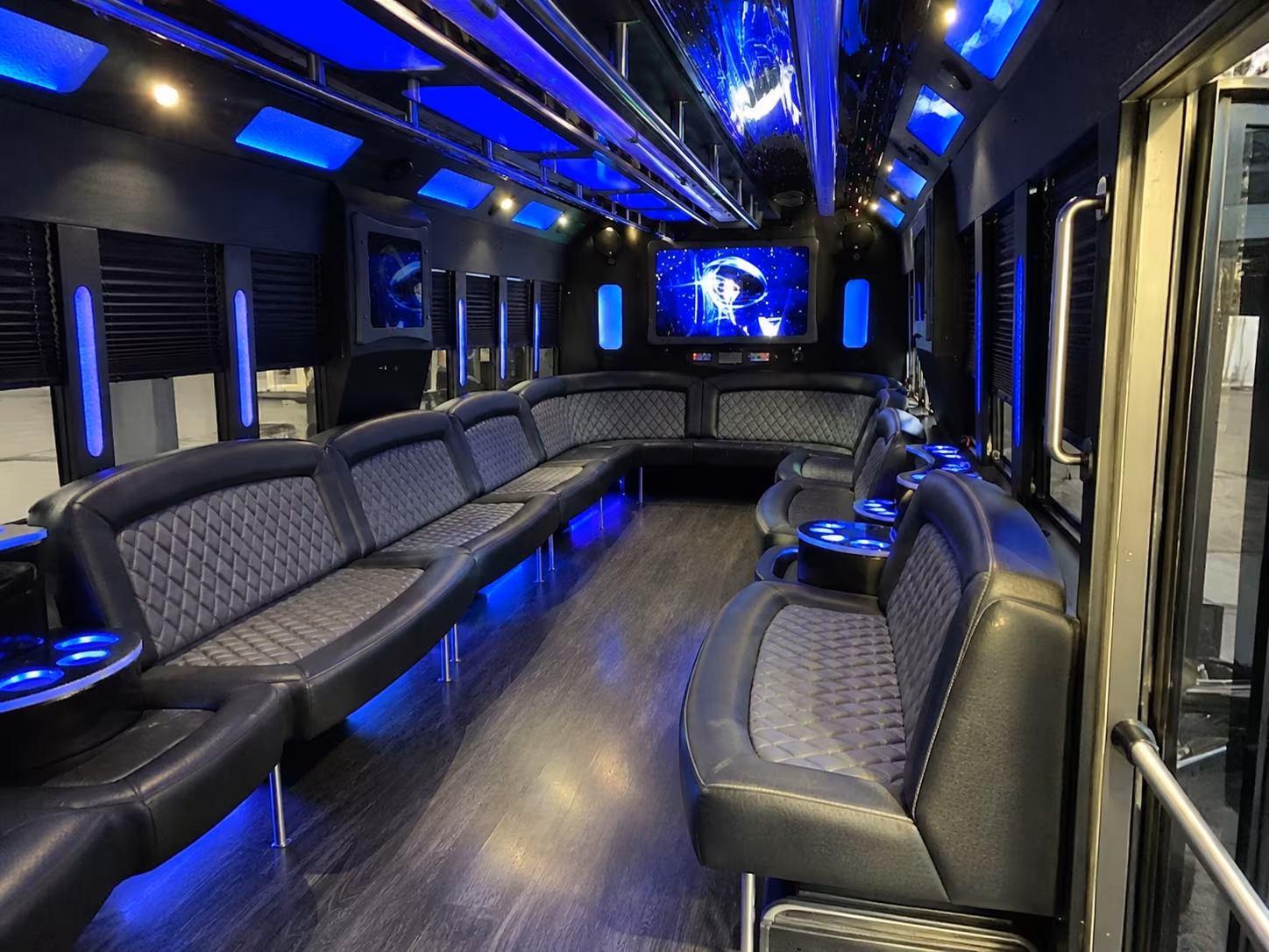 Santa Rosa Wedding Transportation party bus exterior