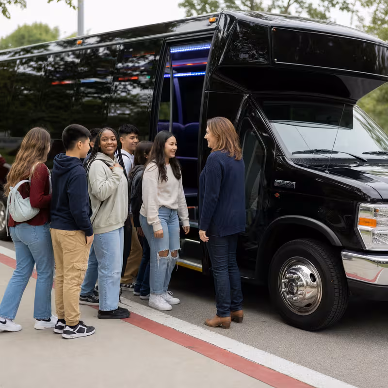 Santa Rosa School Transportation fleet vehicle