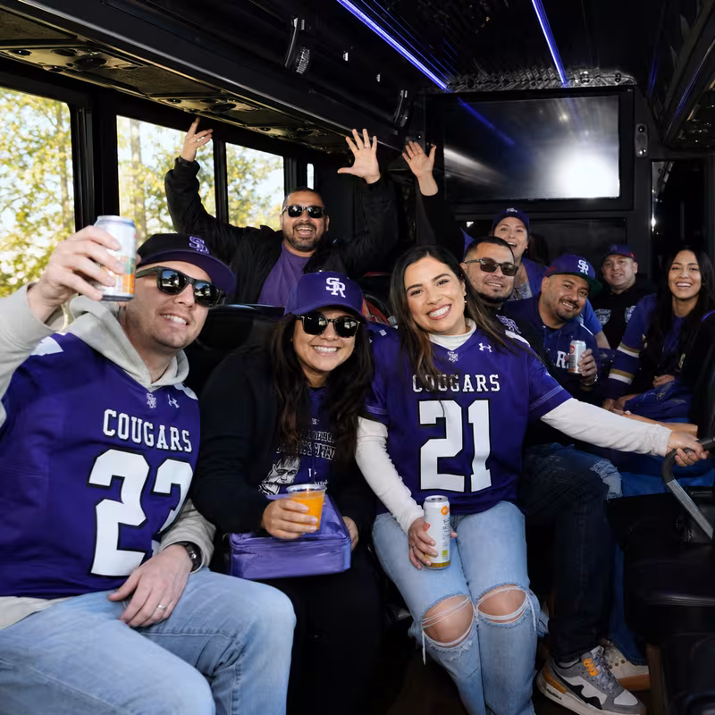 Santa Rosa Sporting Event Transportation fleet vehicle